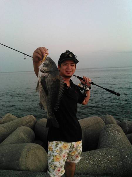 人生初チヌトップ